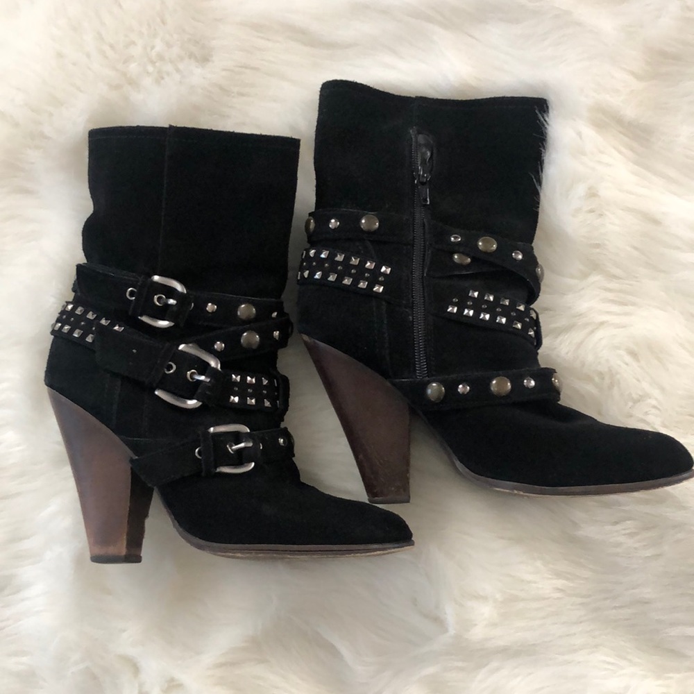 Rusttik black studded boots